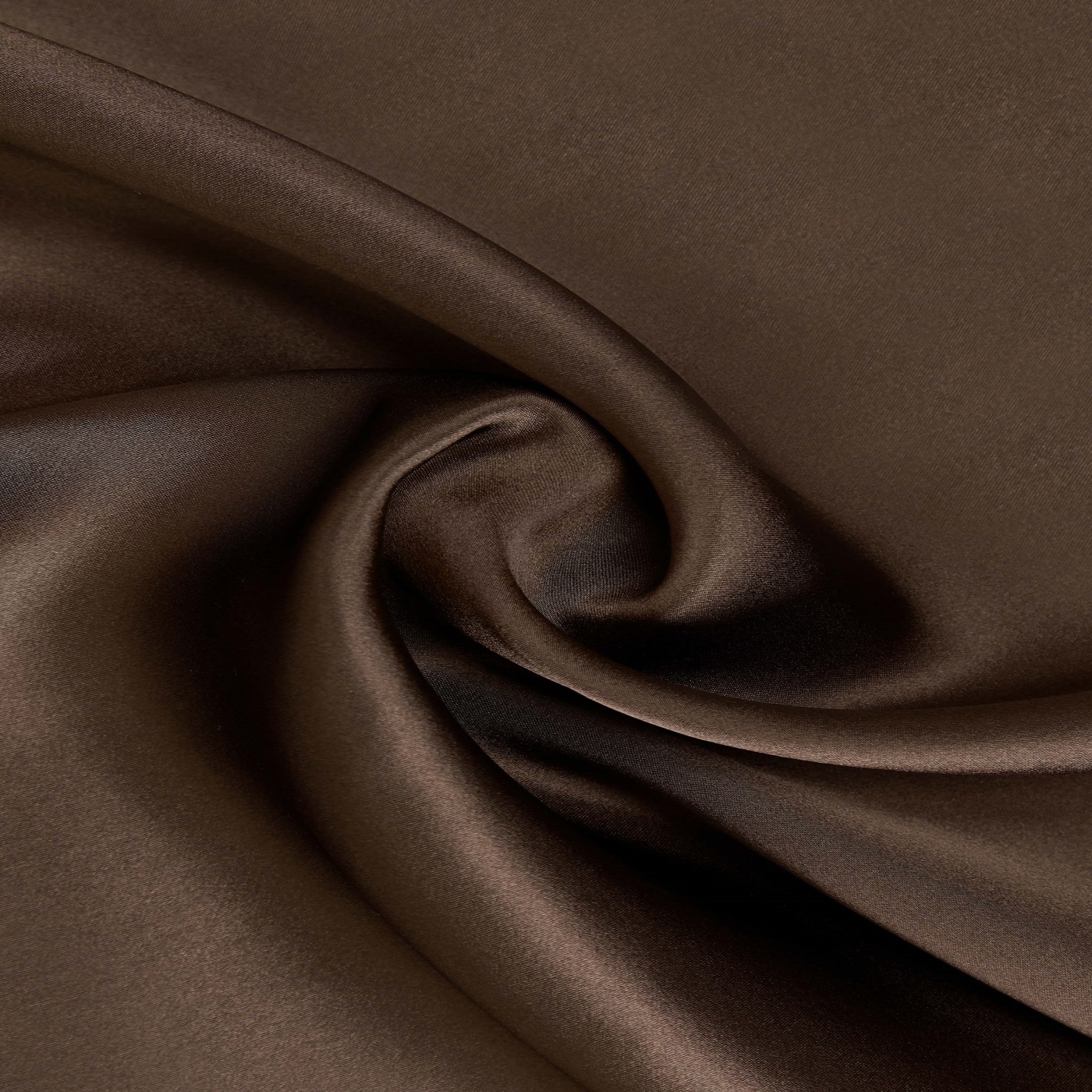 картинка Атлас натуральный шелк 100%, цвет Шоколадный классический, 140 см, 16 мм от магазина Мир Шелка