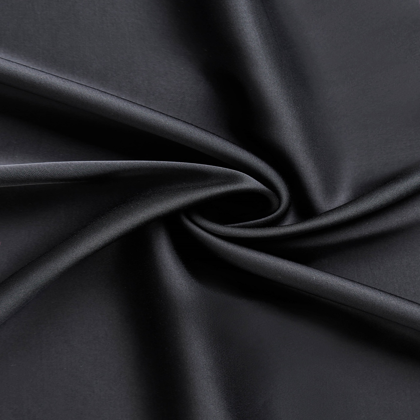 картинка Вискоза сатин Черный, 31 мм, 140 см  от магазина Мир Шелка